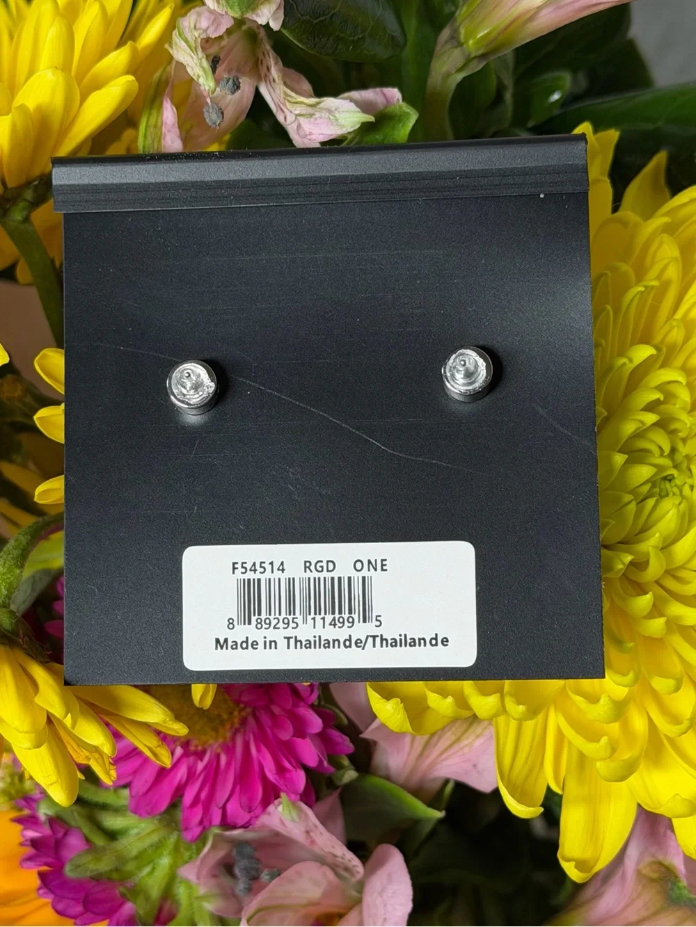 Coach Silver Butterfly Dangle Stud Earrings - Picture 3 of 3